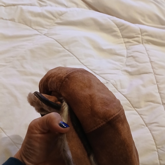 🩷 Sheepskin Women's Coat & matching hat Shearling. - Picture 10 of 14